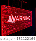 yber security concept. Shield With Keyhole icon on digital data background. 131122164