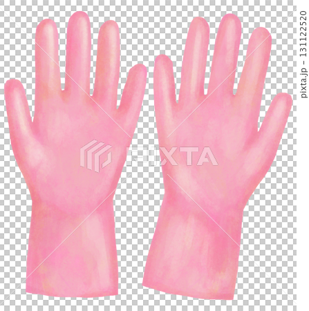 Simple rubber glove illustration 131122520