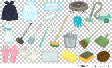 例證套清潔工具 131122524