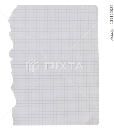 Torn-out checkered notebook page template isolated on transparent background. Ripped teared edge. Empty note paper mock up. Writing, notes, school, message concept, cut out graphic object Torn-out checkered notebook page template isolated on transparent background. Ripped teared edge. Empty note paper mock up. Writing, notes, school, message concept, cut out graphic object 131123026