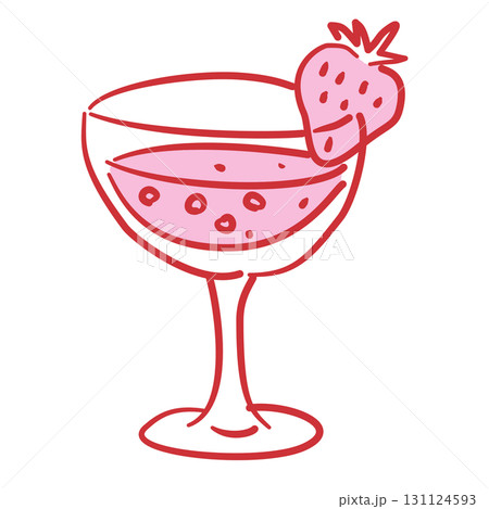 Red Outlined Cocktail glass with strawberry Filled Line Art Illustration for Bachelorette Party Coquette Style Celebration Party Invitations Greeting Cards and Festive Decoration Design Red Outlined Cocktail glass with strawberry Filled Line Art Illustration for Bachelorette Party Coquette Style Celebration Party Invitations Greeting Cards and Festive Decoration Design 131124593
