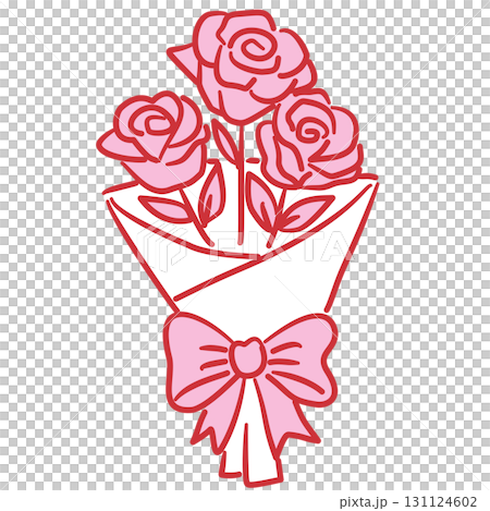 Red Outlined Rose bouquet Pink Filled Line Art Illustration for Bachelorette Party Coquette Style Celebration Party Invitations Greeting Cards and Festive Decoration Design Red Outlined Rose bouquet Pink Filled Line Art Illustration for Bachelorette Party Coquette Style Celebration Party Invitations Greeting Cards and Festive Decoration Design 131124602