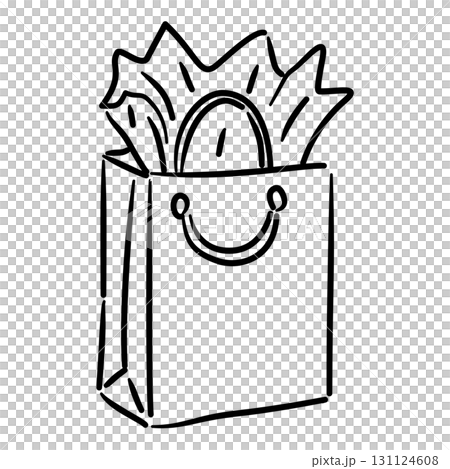 Gift bag with tissue paper Line Art Illustration for Bachelorette Party Celebration Festive Drink Outline Drawing for Invitations Greeting Cards and Party Decor Gift bag with tissue paper Line Art Illustration for Bachelorette Party Celebration Festive Drink Outline Drawing for Invitations Greeting Cards and Party Decor 131124608