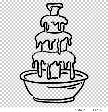 Chocolate fountain Line Art Illustration for Bachelorette Party Celebration Festive Drink Outline Drawing for Invitations Greeting Cards and Party Decor Chocolate fountain Line Art Illustration for Bachelorette Party Celebration Festive Drink Outline Drawing for Invitations Greeting Cards and Party Decor 131124630