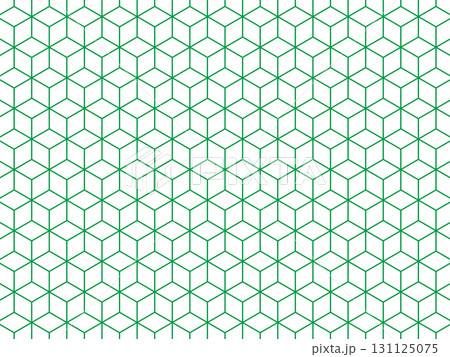 緑の六角形の重なりの背景 131125075