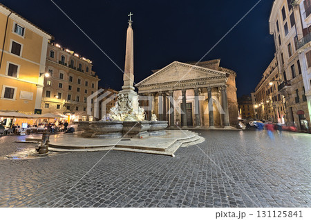 The Pantheon in Rome as well as the surrounding square The Pantheon in Rome as well as the surrounding square 131125841