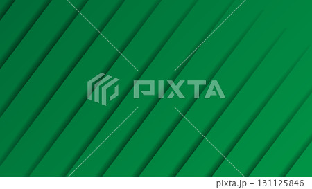 An abstract green background with 3d stripes. An abstract green background with 3d stripes. 131125846