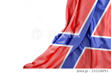 Flag of Novorossiya with empty space on the left. Isolated. 3D Rendering Flag of Novorossiya with empty space on the left. Isolated. 3D Rendering 131126051