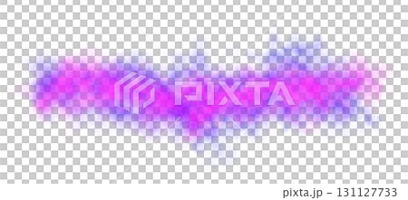 Pink to blue smoke texture with transparent background template or mockup for abstract or sci fi visuals 131127733