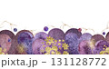 An Elegant Watercolor Floral Background that features beautiful Purple Tones in artful design 131128772