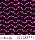 A Vibrant and Colorful Heart Pattern Set Against a Dark Background, Perfect for Creative Projects 131128774