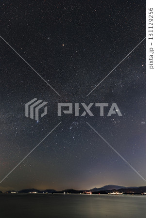 瀬戸内の冬の星景 冬のダイヤモンド 瀬戸内の冬の星景 冬のダイヤモンド 131129256