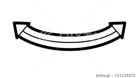 Reinforced Western Jetted Pocket technical fashion illustration. Flat apparel template front view. Women, men style 131129372