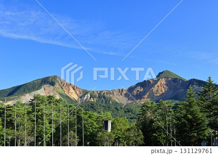 青空と磐梯山 131129761