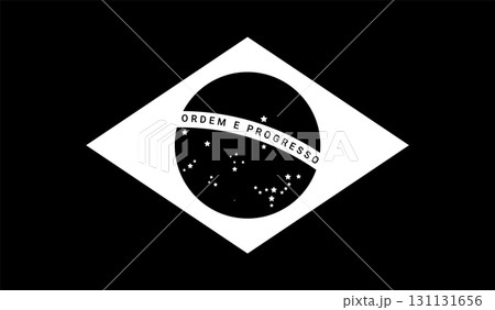 Illustration of the Brazilian Flag South American Country. 131131656