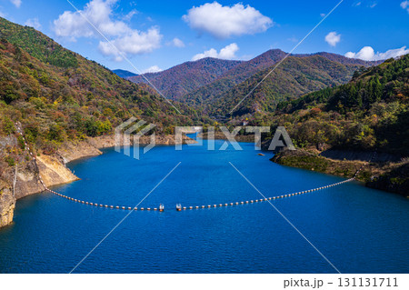 群馬県 奥四万湖の秋景色 群馬県 奥四万湖の秋景色 131131711