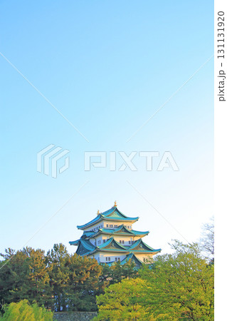 愛知県名古屋市、春の名古屋城の風景 愛知県名古屋市、春の名古屋城の風景 131131920