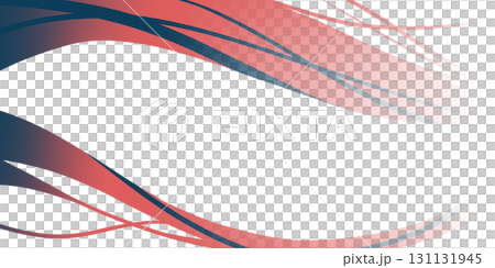An abstract illustration depicting a powerful red flow from a dark expression 131131945