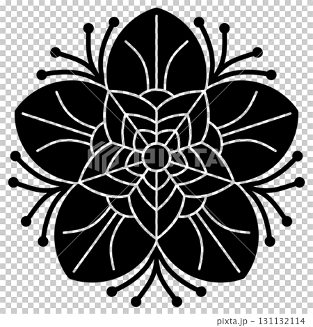 家紋です。変わり虎杖といいます。 家紋です。変わり虎杖といいます。 131132114