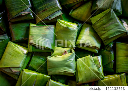 Nian gao or Chinese New Year's cake is sweet food Nian gao or Chinese New Year's cake is sweet food 131132268