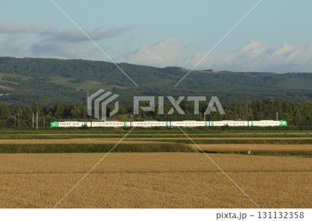 実りの空知エリアを疾走する特急ライラック 特急ライラック 実りの空知エリアを疾走する特急ライラック 特急ライラック 131132358