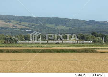 実りの空知エリアを疾走する特急カムイ カムイ 函館本線 実りの空知エリアを疾走する特急カムイ カムイ 函館本線 131132627