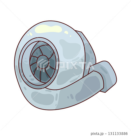 illustration of Turbocharger illustration of Turbocharger 131133886