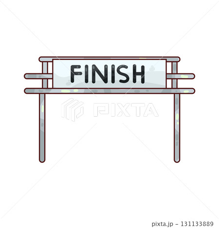 illustration of Finish Line illustration of Finish Line 131133889