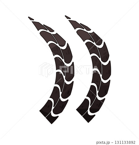 illustration of Skid Mark 131133892