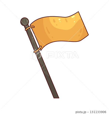 illustration of Yellow Flag illustration of Yellow Flag 131133906