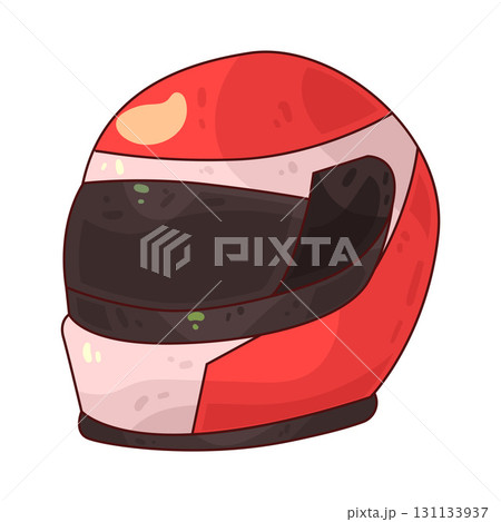 illustration of Racing Helmet illustration of Racing Helmet 131133937