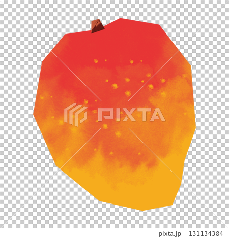 Paper-cutting style mango 131134384