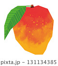 切り絵風のマンゴー 切り絵風のマンゴー 131134385