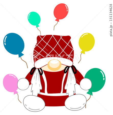 Cute Gnome Set with Holiday and Celebration Themes 131134628