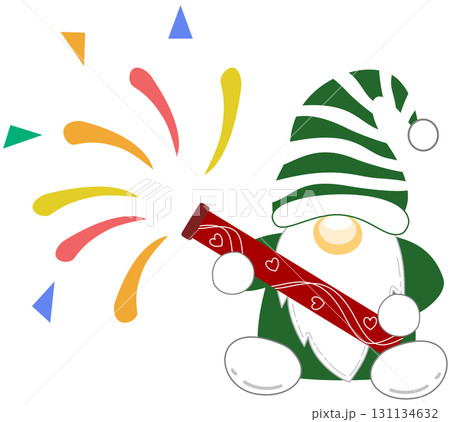 Cute Gnome Set with Holiday and Celebration Themes 131134632