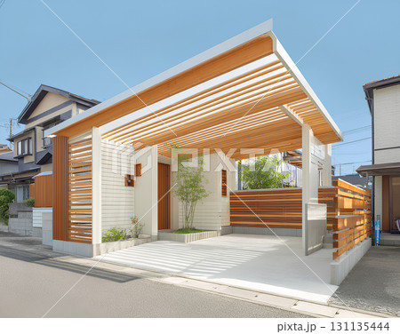 住宅用ガレージ 131135444