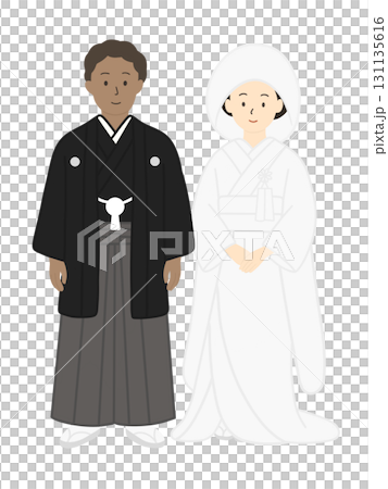 新娘和新郎,婚禮,新娘,婚禮,穿著白色婚禮和服的男士,男女 新娘和新郎,婚禮,新娘,婚禮,穿著白色婚禮和服的男士,男女 131135616
