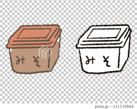 手描きの味噌 131135668