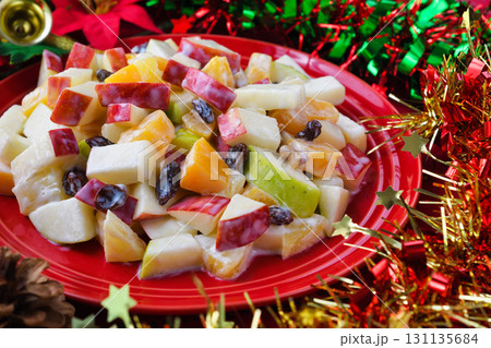メキシコ クリスマスのリンゴのサラダ Ensalada de manzana navideña メキシコ クリスマスのリンゴのサラダ Ensalada de manzana navideña 131135684