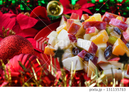 メキシコ クリスマスのリンゴのサラダ Ensalada de manzana navideña メキシコ クリスマスのリンゴのサラダ Ensalada de manzana navideña 131135783