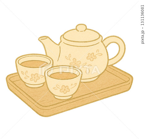 traditional tea set, tea ceremony, teacup, teapot, saucer, tea ware, green tea, matcha, oolong tea, black tea, white tea, porcelain cup, celadon cup, tea leaves, tea tray, ceramic set, herbal tea, fra 131136081