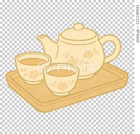 traditional tea set, tea ceremony, teacup, teapot, saucer, tea ware, green tea, matcha, oolong tea, black tea, white tea, porcelain cup, celadon cup, tea leaves, tea tray, ceramic set, herbal tea, fra 131136081