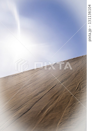 砂嵐で出来た風紋（鳥取砂丘） 131136104