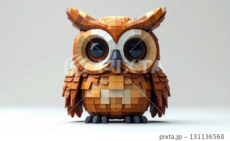 minimal light brown owl 131136568