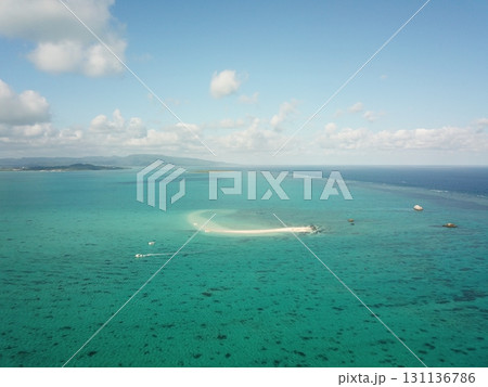 幻の島　浜島　無人島　石垣島　八重山　沖縄　 131136786