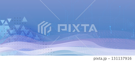 Abstract technology or business background for science presentation 131137916