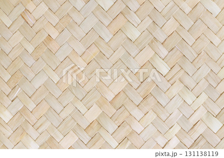 Pattern of reed weaving mat with vintage style for background and design art work. Pattern of reed weaving mat with vintage style for background and design art work. 131138119