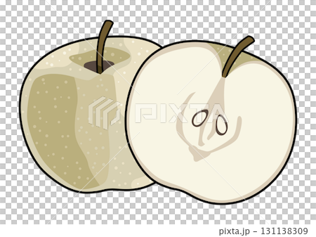 日本梨(日本梨)/秋季水果(附主線)的插圖 日本梨(日本梨)/秋季水果(附主線)的插圖 131138309
