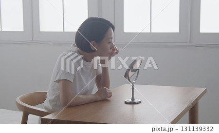 美容 肌年齢 健康イメージ  131139332