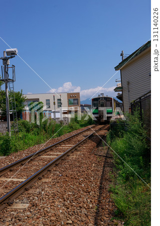 七日町駅のホームにて 131140226